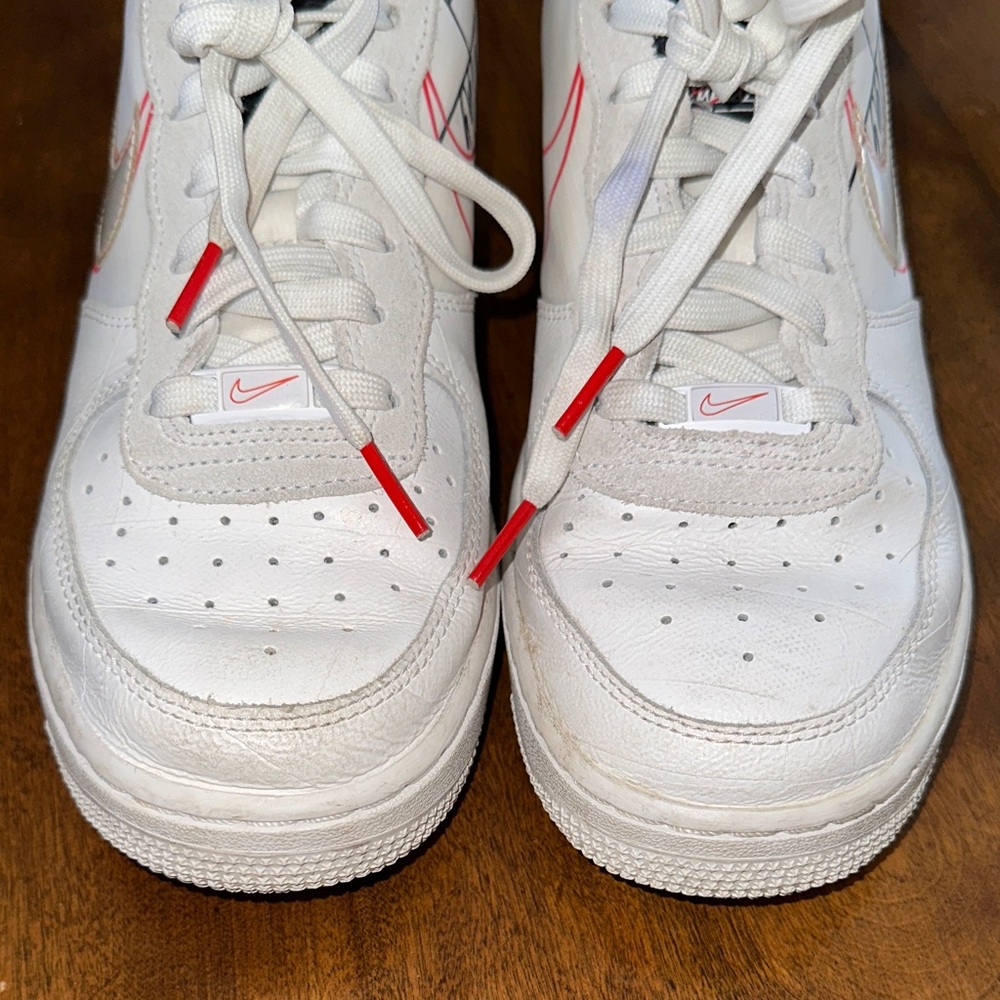 NIKE AIR FORCE 1 GS SCRIPT SWOOSH - Picture 9 of 9